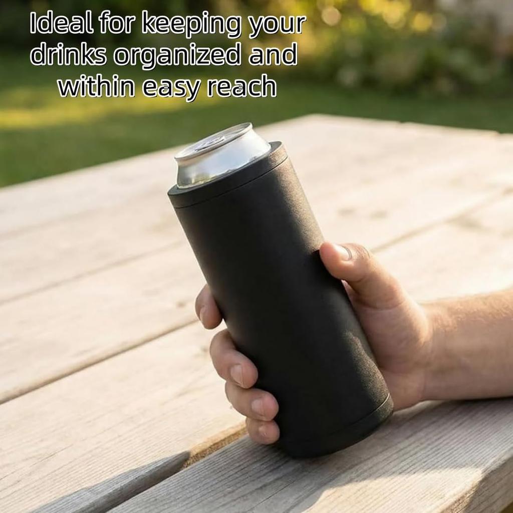 Double Tactical Reload Can Holder-Ultra Chill System, 2026 New Assault Tactical Insulation Sleeve, Slim Can Cooler Fits Two 12oz Beverage Cans