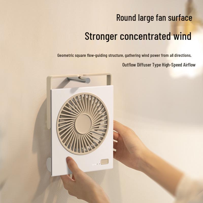 25-Year Mini Portable Wall-Mount Fan for Office, Kitchen & Handheld Use