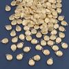 30/100pcs  Golden Marine Animal Charm Mixed Starfish Shell Stainless Steel Jewelry Making Pendant In Bulk