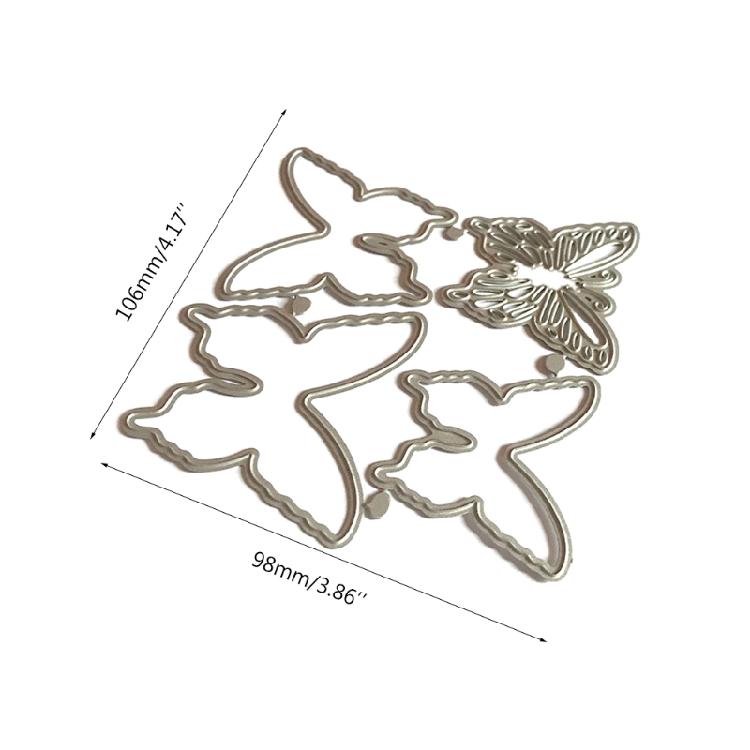 Fustelle Metalliche Carine per Embossing Scrapbooking Stencil Puzzle Festività