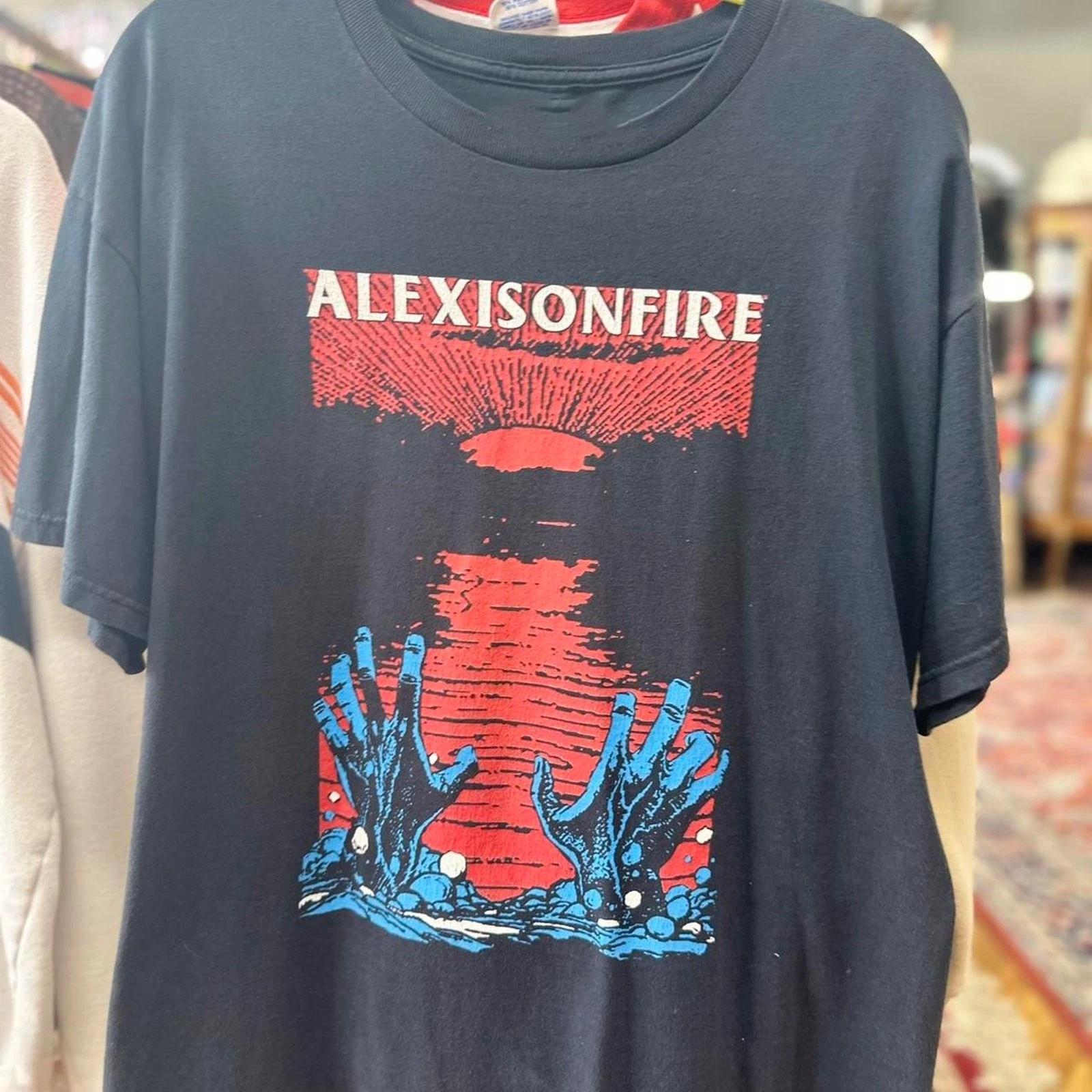 Vintage Alexisonfire T Shirt Black Band Tee M