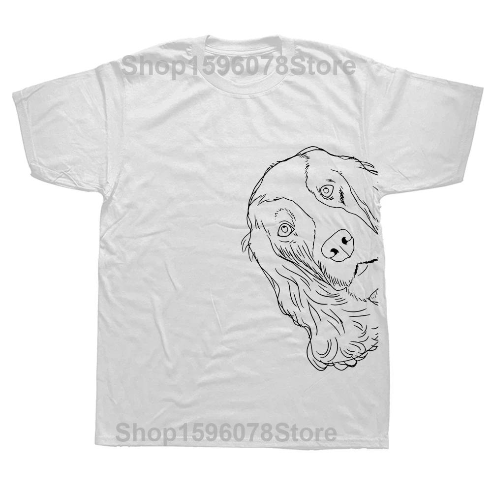 English Cocker Spaniel Dog T Shirts Graphic Cotton Streetwear Short Sleeve Birthday Gifts Summer Style T-shirt Mens Clothing