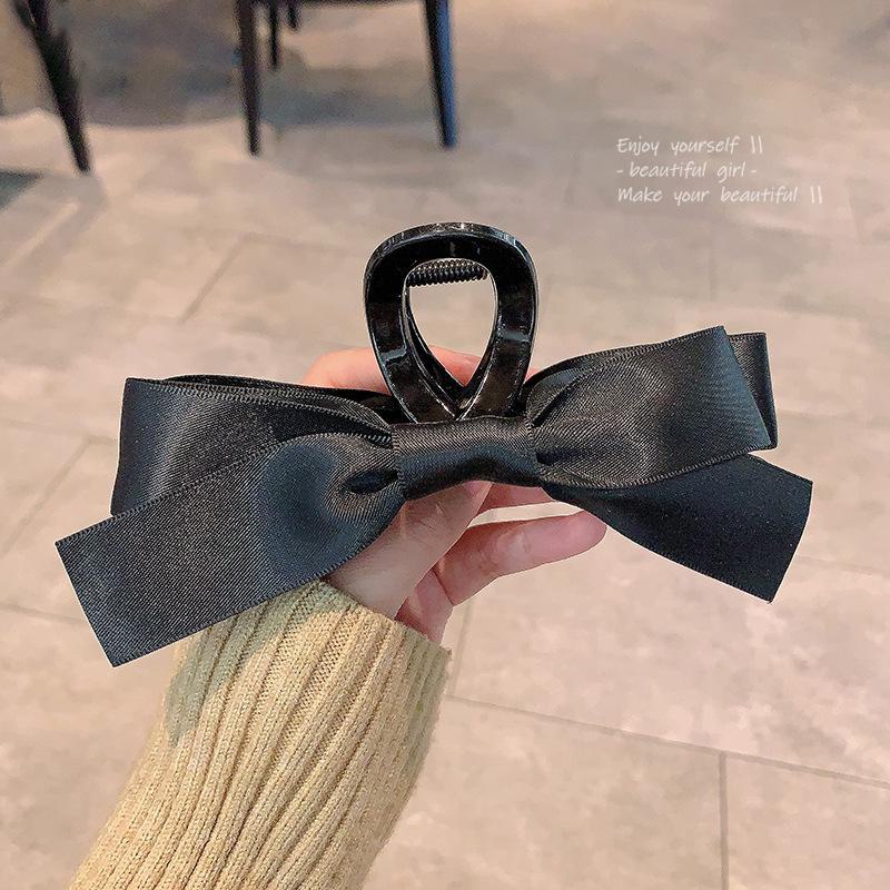 

Модная высококачественная заколка-бантик для женщин F1152 чёрный