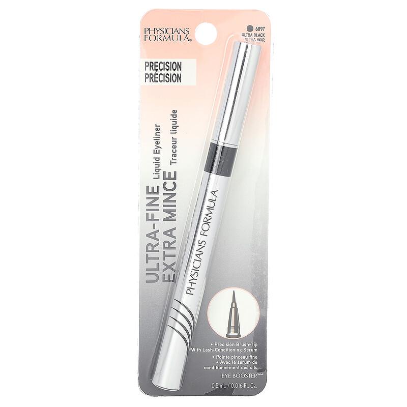 Eye Booster, Ultra Fine Liquid Eyeliner, 6897 Ultra Black, 0.016 fl oz (0.5 ml)