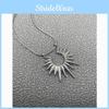 Geometric Snake Chain Necklace With Titanium Pendant For Men Women