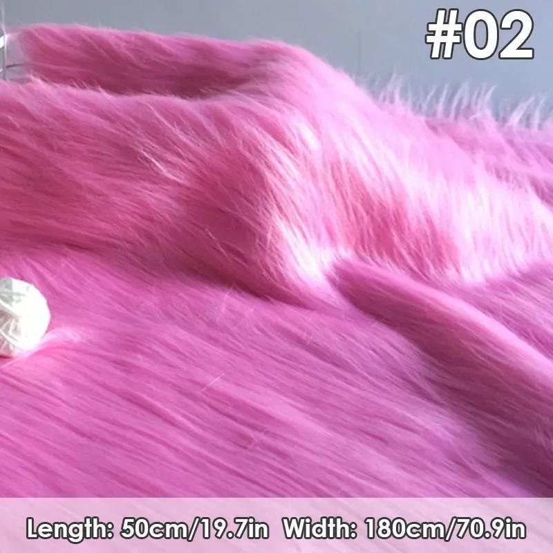 50x180cm Premium Faux Fur Backdrop Fabric Cosplay Photo Studio Decor DIY Anime Costumes Ears Craft Material Plush Cloth