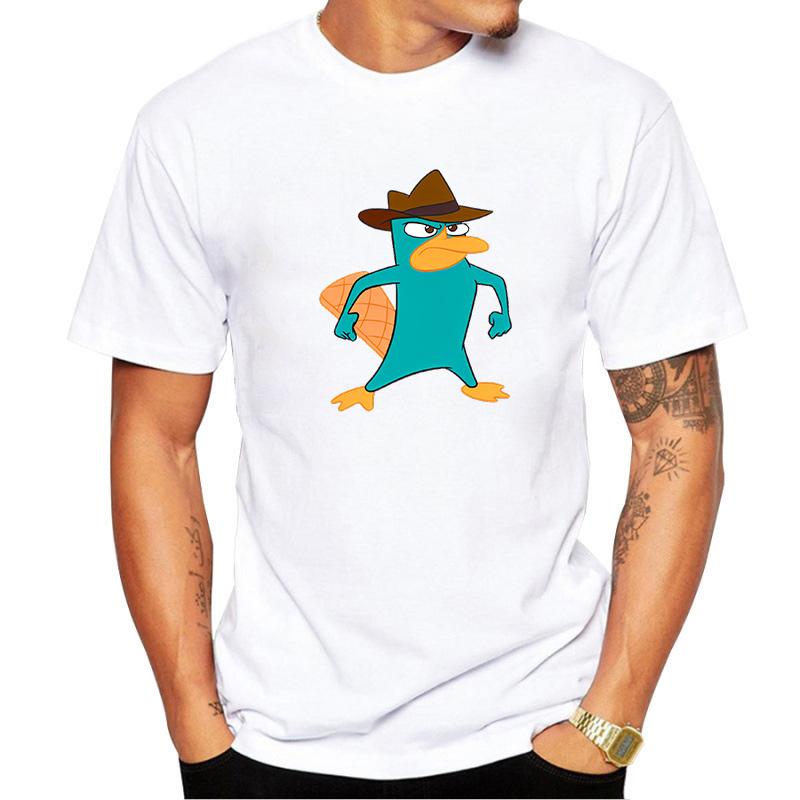Phineas En Ferb 2026 Katoenen T-shirt Streetwear Korte Mouw T-shirts Mannen Vrouwen T-shirt Kleding Tops