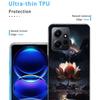 Buddhist Fire Lotus Phone Case For Redmi Note 14 15 Pro 5G 13 12 Pro Plus 11 11T 11E 11S 10 Pro 10S 9 9S Cover Cell Clear TPU Ca