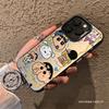 Cute and fun cartoon Crayon Shin-chan iPhone 18 Pro Max case, 16cm long, creative drop-proof protective case, 15cm long.