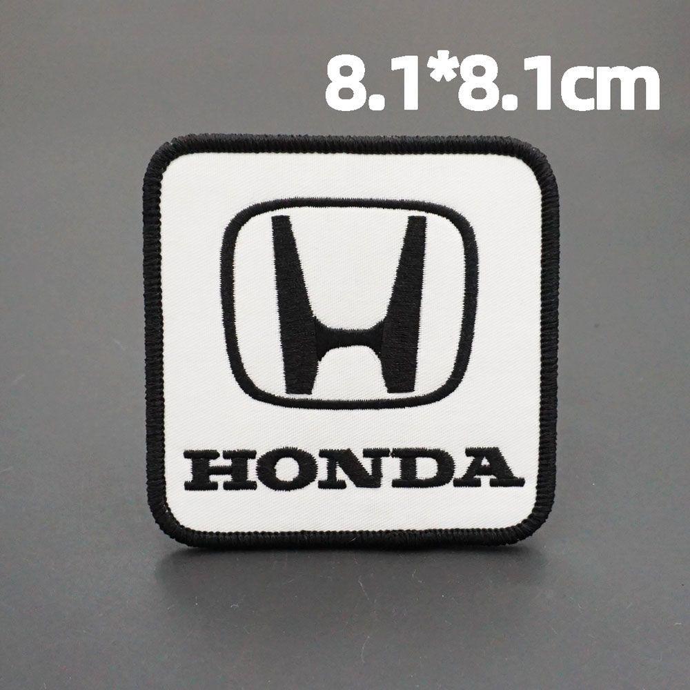 Honda Motorcycle Logo Embroidered Cloth Sticker Clothing Hole Patch Decal For Honda HRC CBR CB400 CB650 CBR25ORR CRF SH3O0 NC75O
