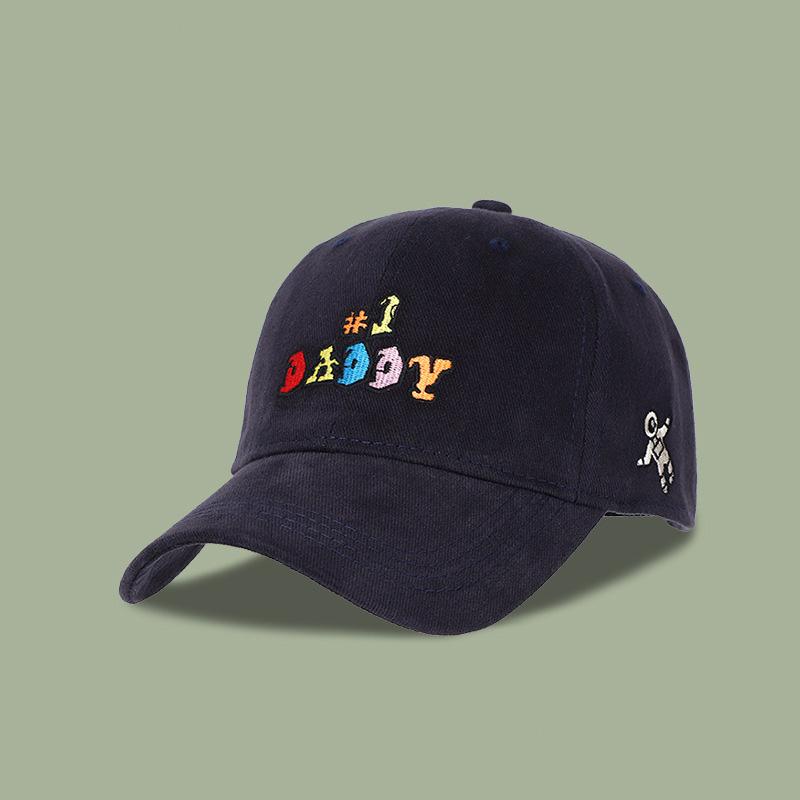 

Яркая однотонная папина шляпа - Легкая, дышащая, повседневная, защита от солнца, регулируемый ремешок, бейсболка унисекс для женщин Adjustable темно-синий