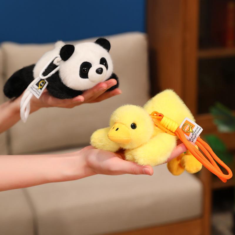 Cute Little Animal Panda Husky Doll Plush Toy Elephant Rabbit Doll Girl Rag Doll