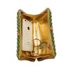 Borsa da sera a pochette con pietre verdi WHTUOHENG Diamanti Party Prom Buste Lusso Cristallo Cena Borse da sera Matrimonio Sposa Pochette