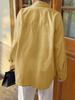 European Casual Commute Women's Solid Color Outerwear Shirt - Spring/Summer 2026 Fashion
