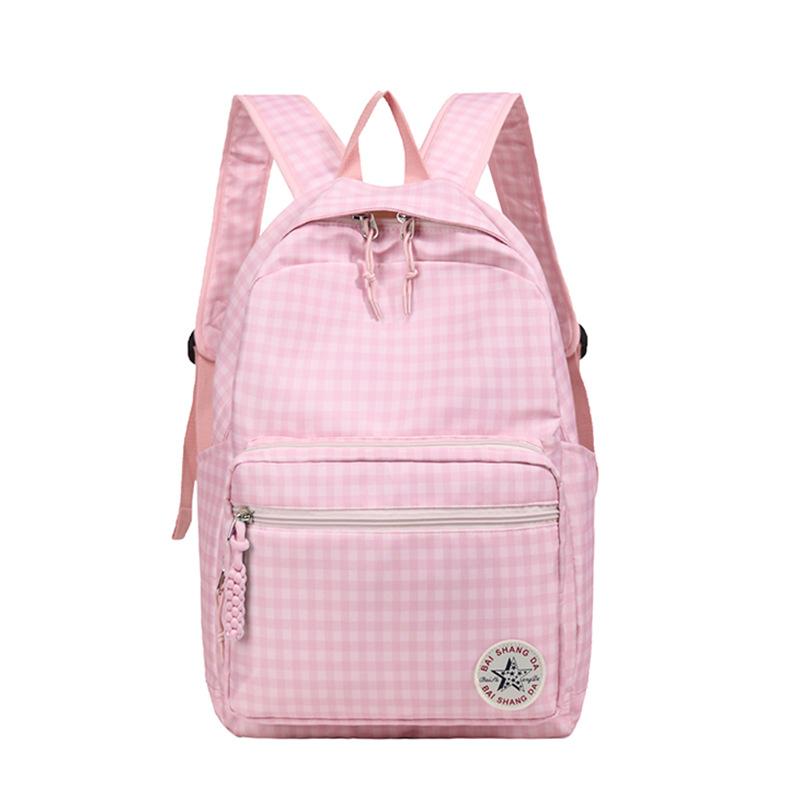 Schoolbag new Japanese ins fresh and sweet cute backpack junior high school students casual simple large capacity backpack