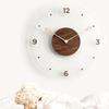 Transparent Digital Wall Watch Solid Wood Scale Clock Durable Hanging Clock  Office
