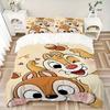 3pcs Set Chip & Dale1pc of Quilt Cover+2pcs of Pillowcase, No Core, Print Bedding, All Seasons Bedroom Setting006
