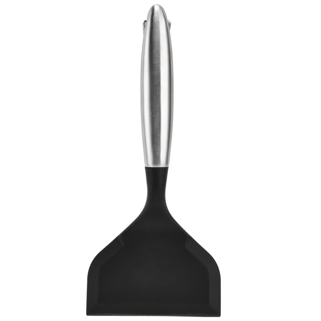Wide Mouth Spatulas with Stainless Steel Handle Non Stick Pancakes Fried Shovel for Kitchen