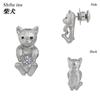 Dancing Stone Brooch Animal Pin Cute Dog SV925 Silver Shiba Inu [Takuya] Women's Women's ZAT-009