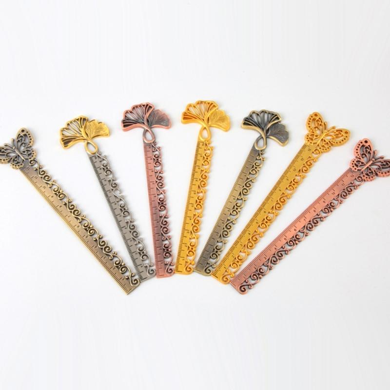 Bookmarks Ruler Vintage Bookmarks Hollow Bookmarks Metal Bookmarks Book Marker Card Garnishes Tool Portable Bookmarks