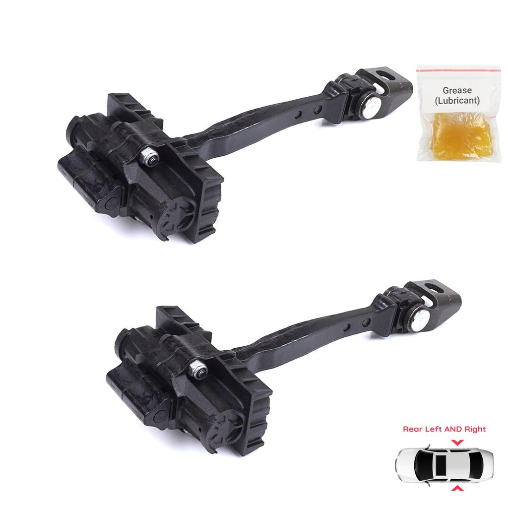 EDP1433-1 2 Pieces Rear Door Stop Check Assy Limiter Strap for VW Polo MK6 AW1 BZ1 AE1 2017-On 4/5 Door 2G4839249A