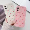 Love Heart Wave Phone Case For iPhone 6s Case iPhone 8 SE 2020 7 Plus 16 Pro Max 11 13 15 14 12  Silicone Shockproof Cover Funda