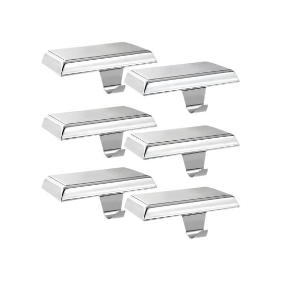 Mantel Stocking Hook Anti-Slip Mantel Hook Punch-free Christmas Sock Hanger for Holding Wreath Christmas Decorations