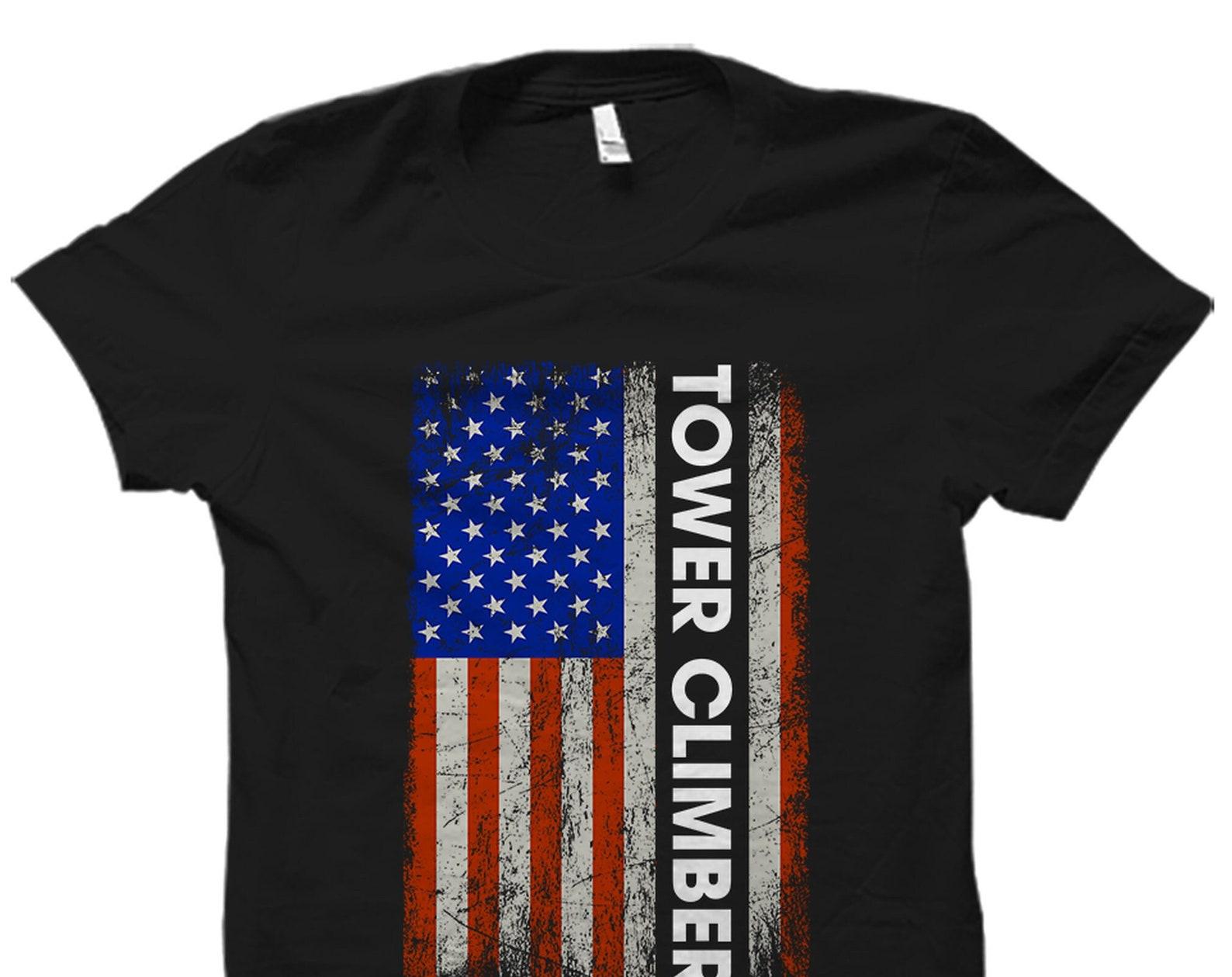 Tower Climber Shirt. Installer Shirt. Coworker Gift. Industrial Shirt. Lineman Gifts. Tower Climb Tees. Tower Climb Shirts #OS4272 3XL