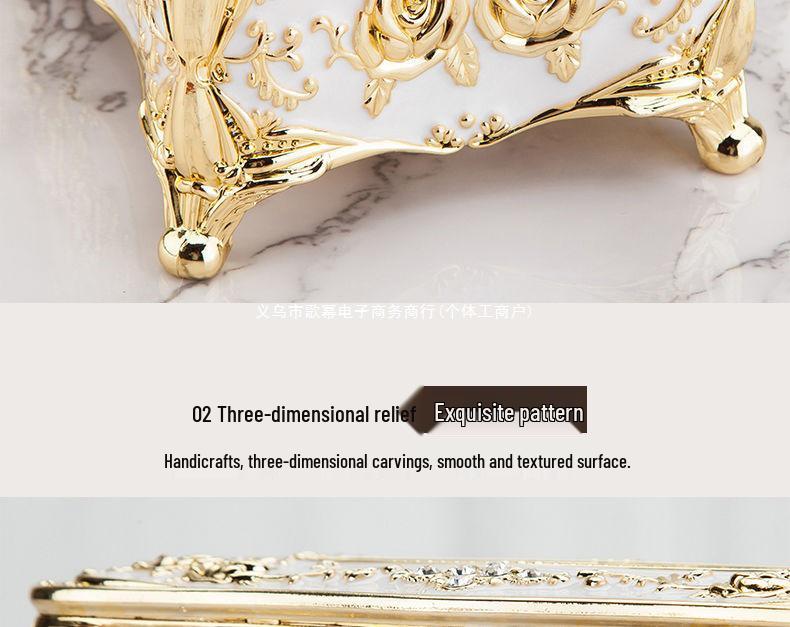 European-Style Creative Tissue Box for Home, Living Room, or Dining Table Decor