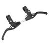 2Pcs Bike Brake Lever Aluminum Alloy Black Hard Thick Durable Speed Change Bicycle Handle