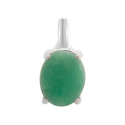 Pendentif en argent avec émeraude (2172376)
