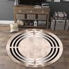 European Style Luxury Round Carpet Home Decoration Living Room Non-slip Large Rugs Bedroom Cloakroom Short Velvet Floor Mats