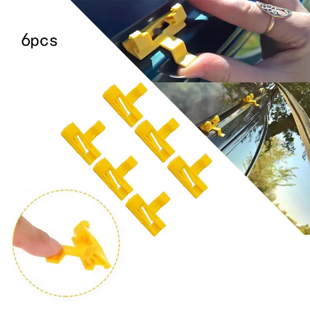

6Pcs 30678009 Windshield Moulding Side Trim Clips For Volvo
