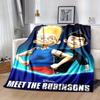 1 Stück, Meet The Robinsons Disney Heim Dekorative Überwurfdecke, Weiche Tagesdecke für Sofa, Bett, Reisen, Camping