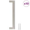 Furniture Handles 10 pcs Silver 160 mm Stainless Steel