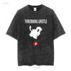 Throbbing Gristle T Shirt Long or Short Sleeves Vintage Washed Stylish Streetwear Comfortable Slightly Soft Designer Clothes
