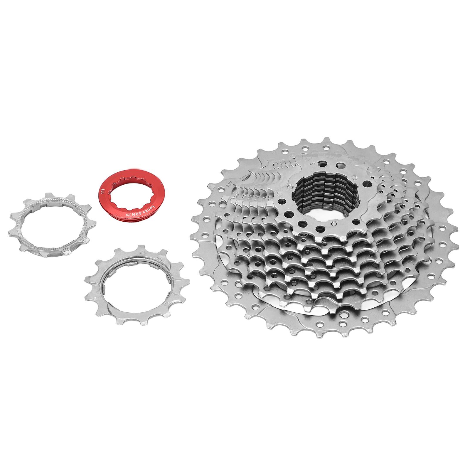 Igeteck 10 Speed Bike Cassette 11‑34T Road Bicycle Freewheel Cassette Sprocket Bike Freewheel Replacement