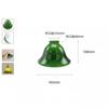 Grey 48mm 52mm 53mm Opening Chimney Glass Lamp Shade,Gray Green Cover with 55mm 56mm 59mm 60mm Reverse Hole for diy Lampshade