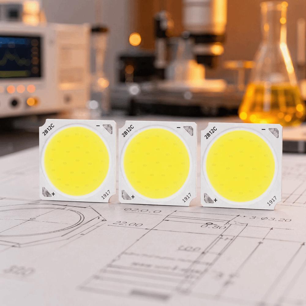 12PCS 1080LM High Power LED Chip 12W COB LED Chip Durable LED Chip Module  Home Lighting