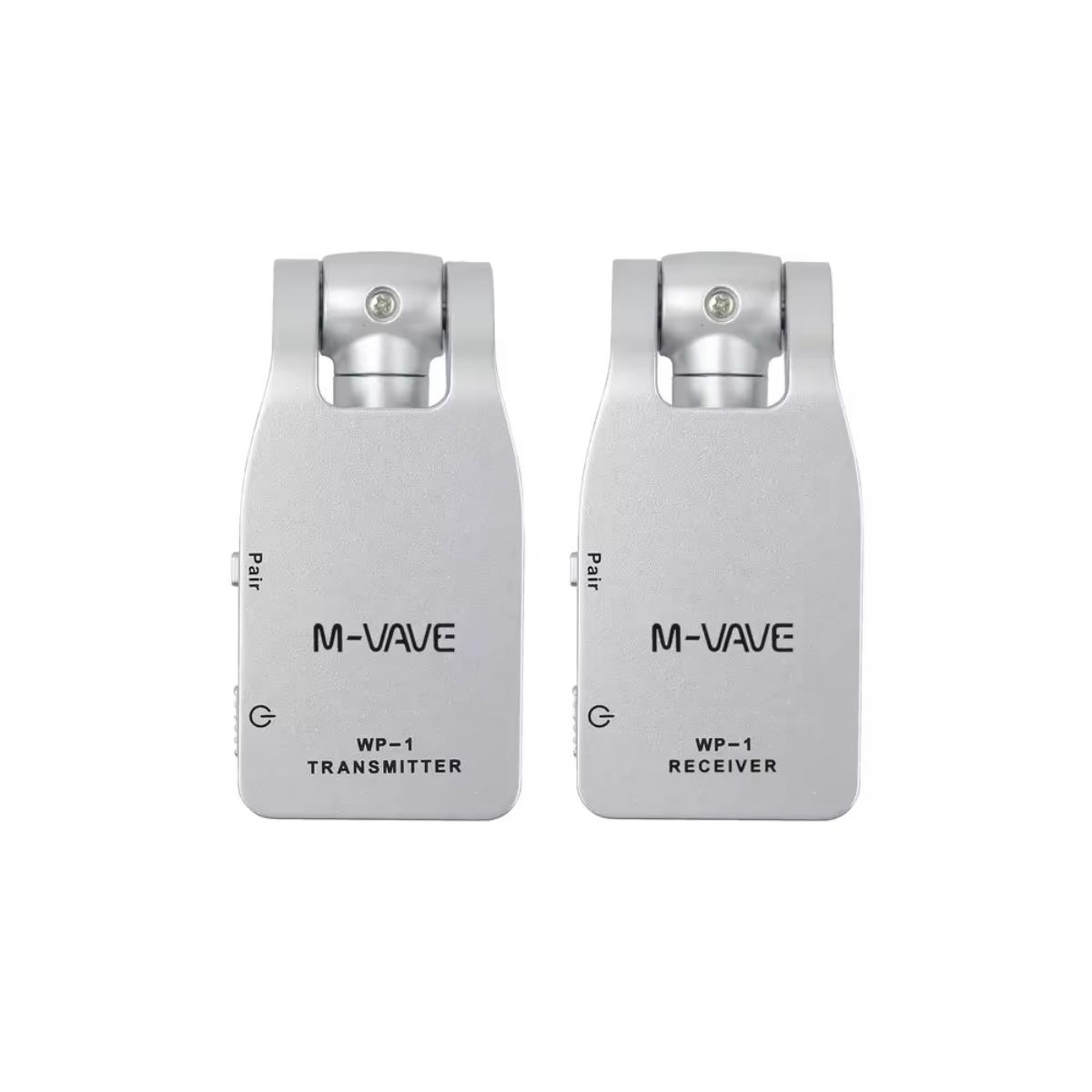 

WP-1 2.4G Wireless Transmitter Receiver /4 Channels/Low Latency/30M Transmission Range/Plug and Play/for Electric Bass срібний