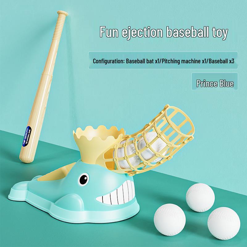 

Kids Catapult Baseball Set: Automatic Launcher for Indoor/Outdoor Parent-Child Training