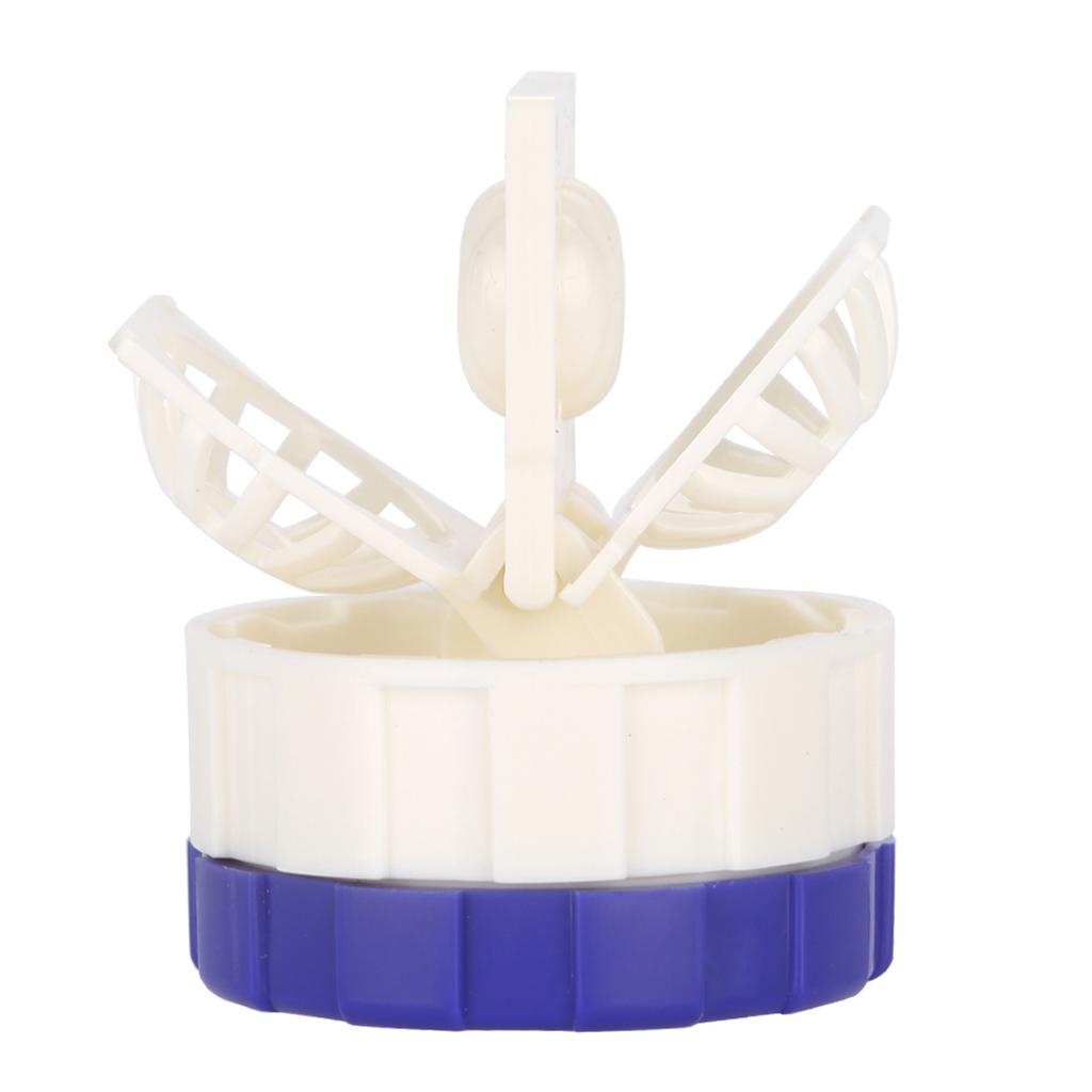 Contact Lens Washer Manually Rotating Contact Lens Cleaner Contact Lens Cleaning Care Tools Blue