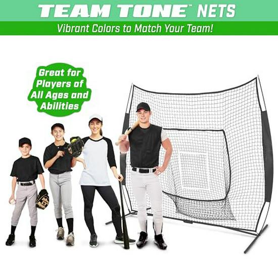 7x7 Portable Baseball Training Rebound Net – Professional Outdoor Batting Backstop