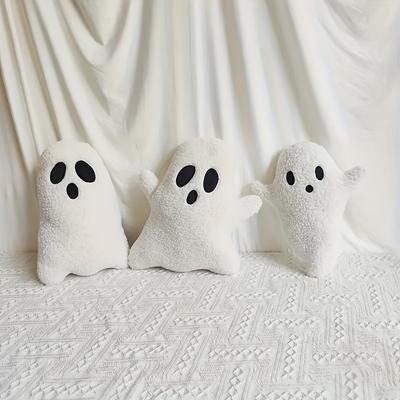 Halloween Gift White Ghost Venue Furniture Accessories Funny Ghost Pillow Plush Toys