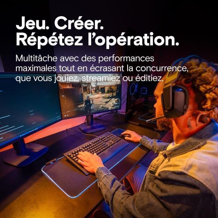 Mémoire gamer - CRUCIAL Pro OC - CP16G64C32U5B - 16 Go DDR5-6400 UDIMM - CL32 avec dissipateur thermique - Noir