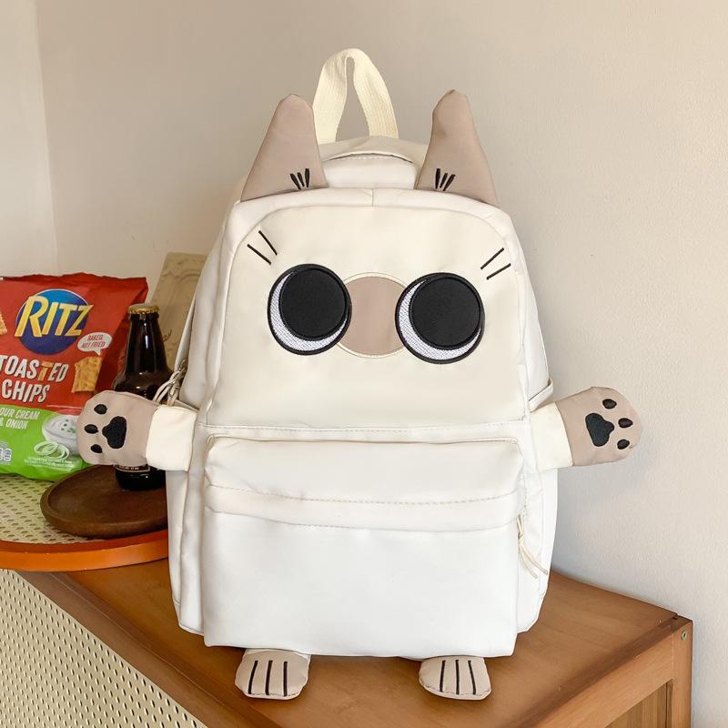 Zaino Scolastico di Grande Capacità Design Carino Zaino per Studenti delle Scuole Superiori e Medie Materiale in Nylon con Scomparto per Computer Mochila