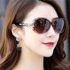 Fashion sunglasses female fox head large frame sunglasses classic trend sunglasses big face glasses thin advanced sense