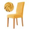 1/2/4/6PCS Velvet Fabric Chair Cover Super Soft Chair Covers For Dining Room Luxurious Office Seat Cases Stretch For Banquet