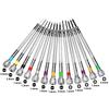 13PCS Watch Repair Screwdriver Kit 0.6mm-2.0mm Steel Slotted/Cross Screwdriver Set Professional Watchmaker Repair Tool Accessory