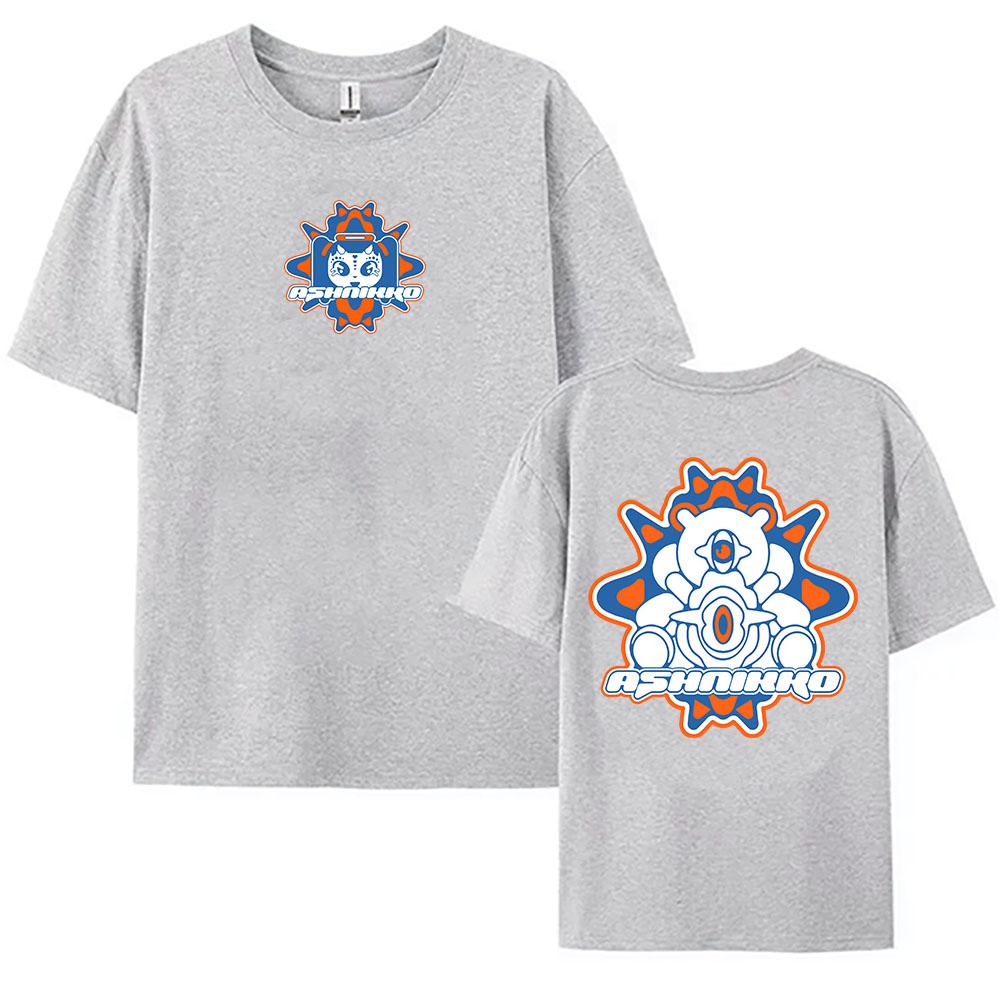 Y2K Hunter Ringer Tee Ashnikko Itty Bitty Album T-shirt Short Sleeve Casual Female Tshirts Cartoon Graphic Printing Clothing Wom